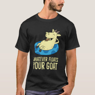 Goats Dinghy Boer Wever drijft uw boot geit T-shirt