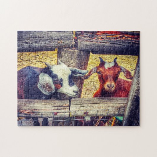 Goats Hood River Oregon. Legpuzzel (Horizontaal)