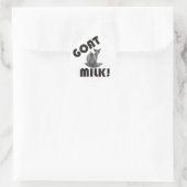 GOAT'S MELK - HET IS DE ANDERE DAG! RONDE STICKER (Tas)