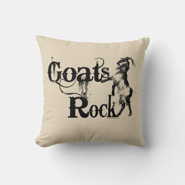 GOATS ROCK | TotaalGoatally™ Kussen (Voorkant)