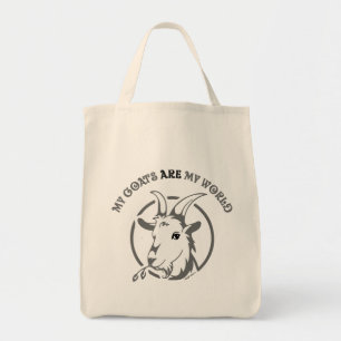 GOATS ZIJN MIJN WERELD   TotaalGoatally™ Tote Bag