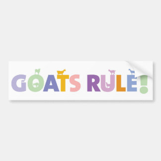 GOATSRULE.CR BUMPERSTICKER