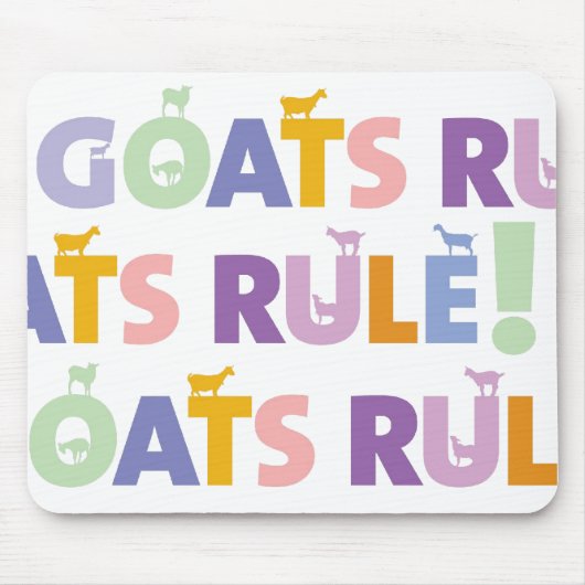 GOATSRULE.CR, GOATSRULE.CR, GOATSRULE.CR MUISMAT (Voorkant)