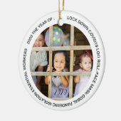 GOBAL LOCKDOWN FACE MASK 2020 KERAMISCH ORNAMENT (Links)