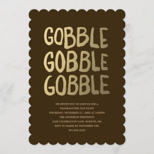 Gobale   Invitation au dîner de Thanksgiving