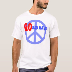 GOBAMA met vredesnaam Obama 2008 T-shirt