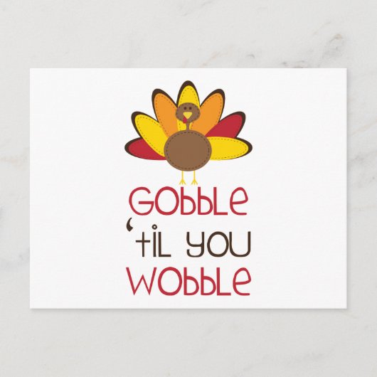 Gobble Briefkaart (Voorkant)