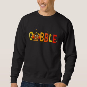 Gobble Cute Turkey Pilgrim Little Boys dan Trui