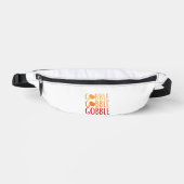 Gobble Funny Thanksgiving Turkey Family Man Women Heuptasje (Voorkant)