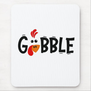 Gobble Funny Thanksgiving Turkije Feest Muismat
