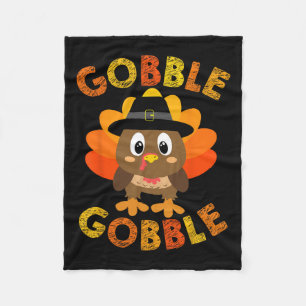 Gobble Gifts Thanksgiving S Vrouwen Mannen Peuter Fleece Deken