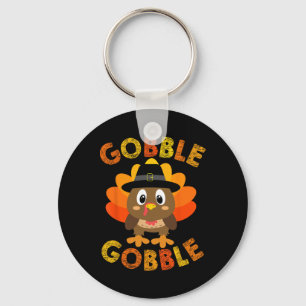 Gobble Gifts Thanksgiving S Vrouwen Mannen Peuter Sleutelhanger