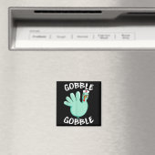 Gobble Gobble Funny Turkey Glove Thanksgiving Nurs Magneet (Insitu (Vaatwasser))