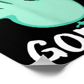 Gobble Gobble Funny Turkey Glove Thanksgiving Nurs Poster (Hoek)