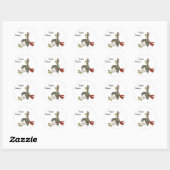 Gobble Gobble Ronde Sticker (Vel)