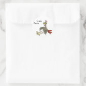 Gobble Gobble Ronde Sticker (Tas)