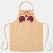 Gobble Gobble Thanksgiving Apron Schort (Voorkant)