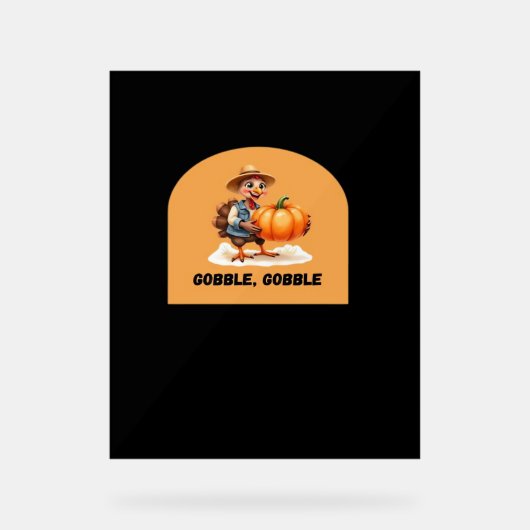 Gobble, Gobble Thanksgiving Turquie avec Cl Citrou (Recto)