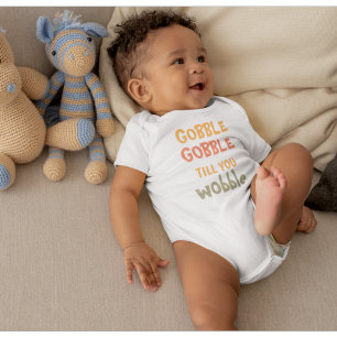 Gobble Gobble tot je wiebelt   THANKSGIVING Romper