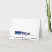 Gobble Gobble Wenskaart Feestdagen Kaart (Achterkant)