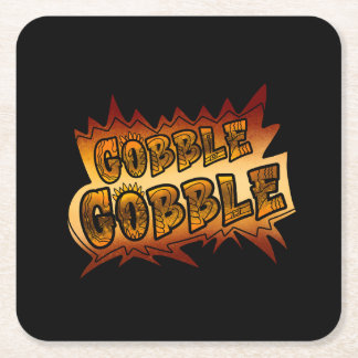 Gobble Graffiti-papier Vierkante Kartonnen Onderzetter