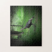 Gobble op het gras legpuzzel (Verticaal)