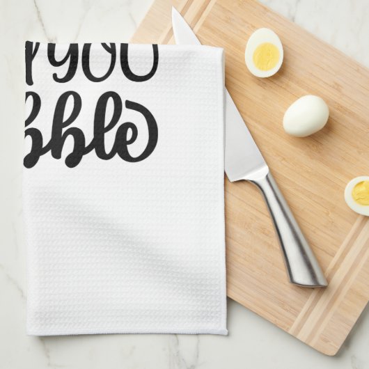 Gobble Til you Wobble Kitchen Towel Theedoek (Quarter Fold)