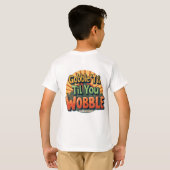 Gobble 'Til You Wobble Retro Thanksgiving T-shirt (Achterkant volledig)