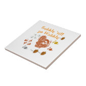 GOBBLE TILL YA WOBBLE PATTERN 2 TEGELTJE (Zijkant)