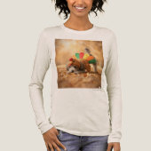 Gobble Till You Wobble - Thanksgiving Dog Mom Tee Tri-Blend Shirt (Voorkant)