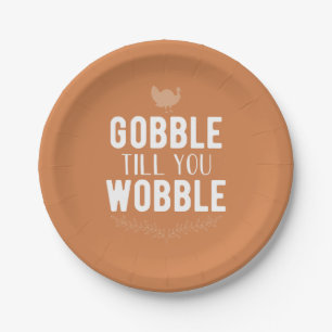 Gobble tot je Thanksgiving papier Bord wint