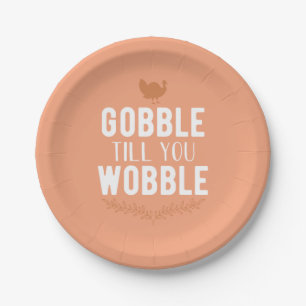 Gobble tot je Thanksgiving papier Bord wint