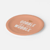 Gobble tot je Thanksgiving papier Bord wint (Gekanteld)