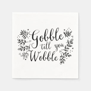 Gobble tot je wiebelt servet