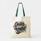 Gobble tot je wiebelt tote bag (Achterkant)