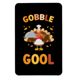 Gobblegool Turkije Thanksgiving Magneet