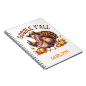 Gobbley'all westernthanksgiving  notitieboek (Rechterzijde)