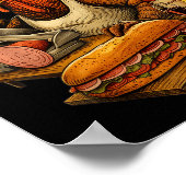 Gobbol Turkey Thanksgiving  Poster (Hoek)