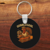 Gobbol Turkey Thanksgiving  Sleutelhanger (Voorkant)