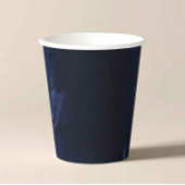 Gobelet de fête élégant bleu marine