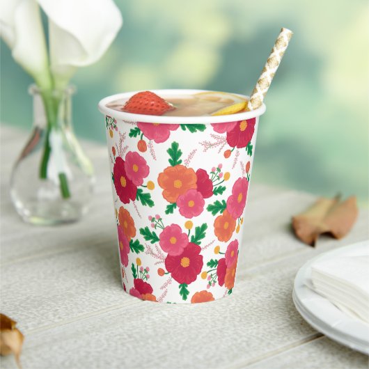 Gobelet de fête en papier Bold Blooms (Insitu)