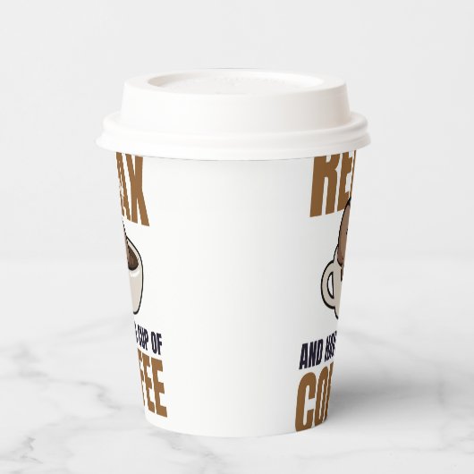 Gobelet en papier  (Gauche)