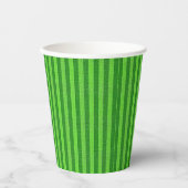 Gobelet en papier à rayure verte (Recto)