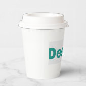 Gobelet en papier avec couvercle 8oz (Droite)