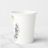 Gobelet en papier Boho Stars Greenery (Gauche)
