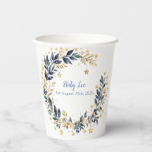 Gobelet en papier Boho Stars Greenery