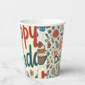 gobelet en papier d'anniversaire (Gauche)