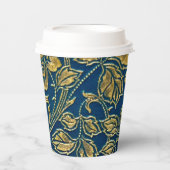 Gobelet en papier Élégance Fleur d'Or (Recto)