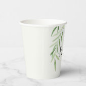 Gobelet en papier feuille de saule à aquarelle Mon (Droite)