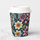Gobelet en papier fleur (Verso)